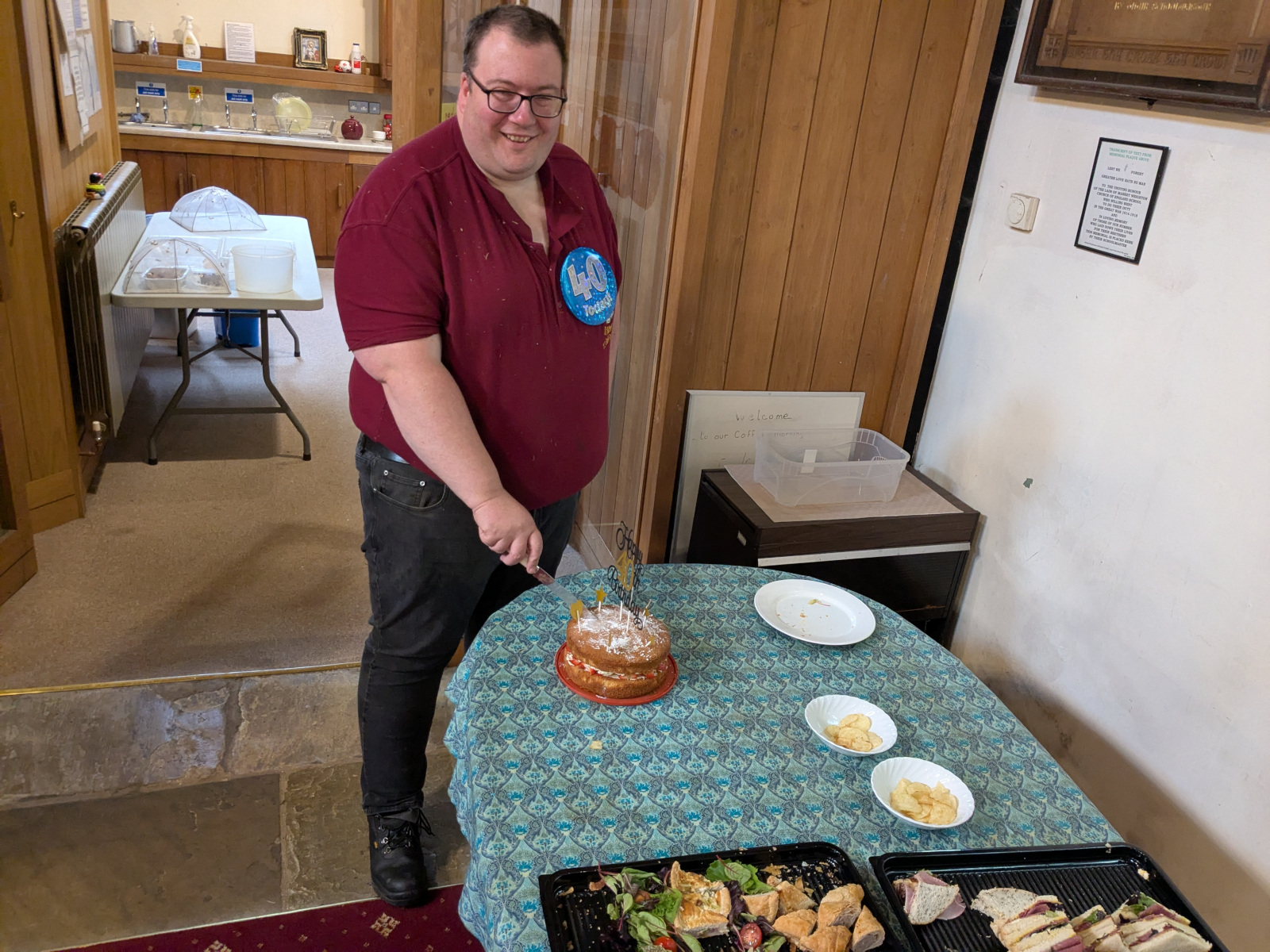 Celebrating Sam's 40th Birthday