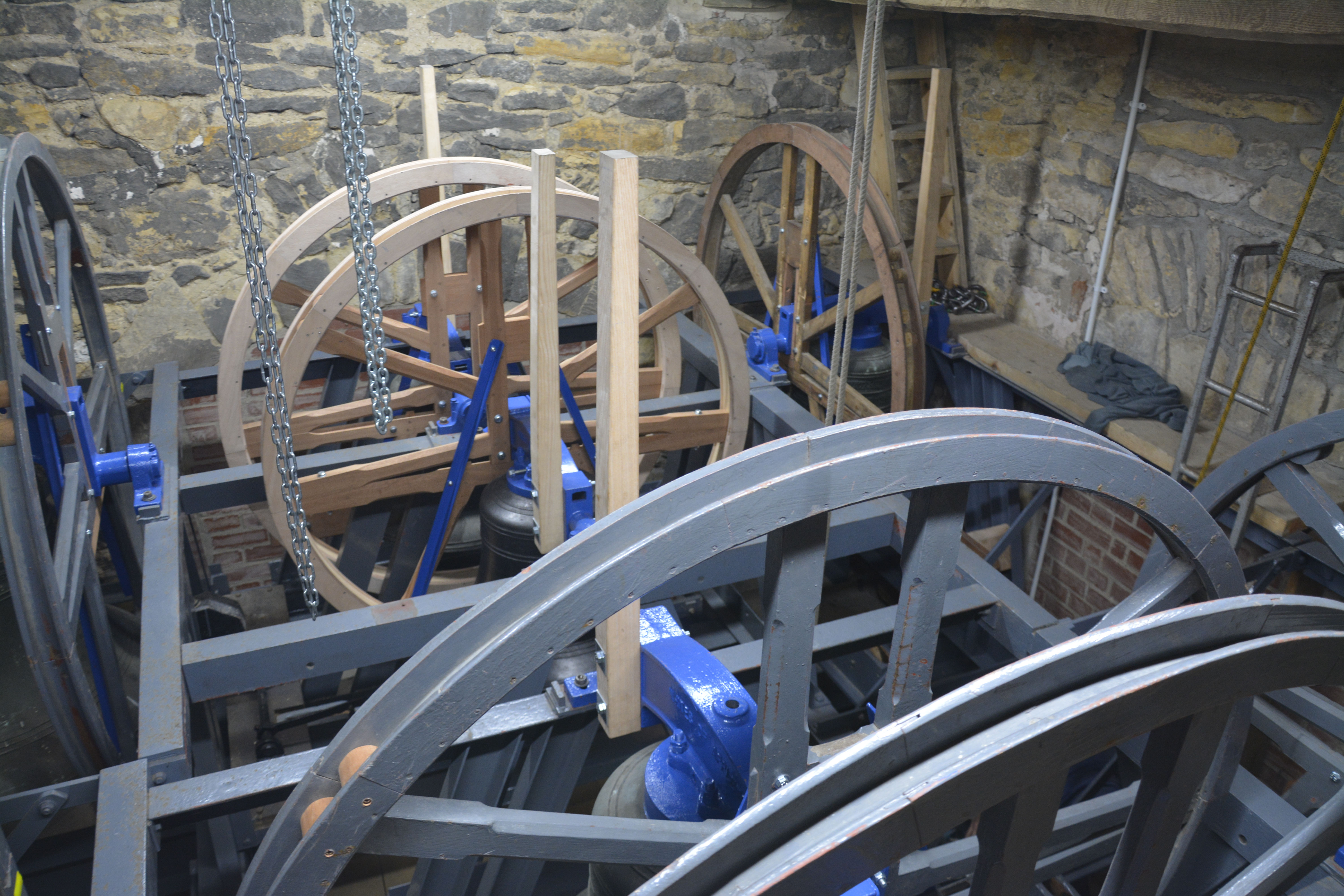 The completed belfry