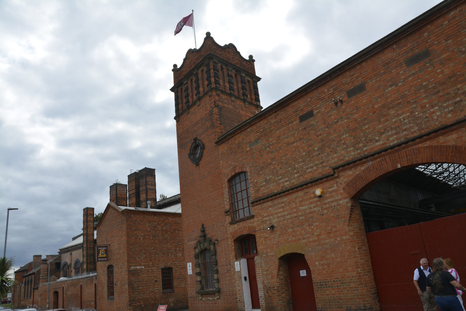 Frontage of the foundry with the bell tower